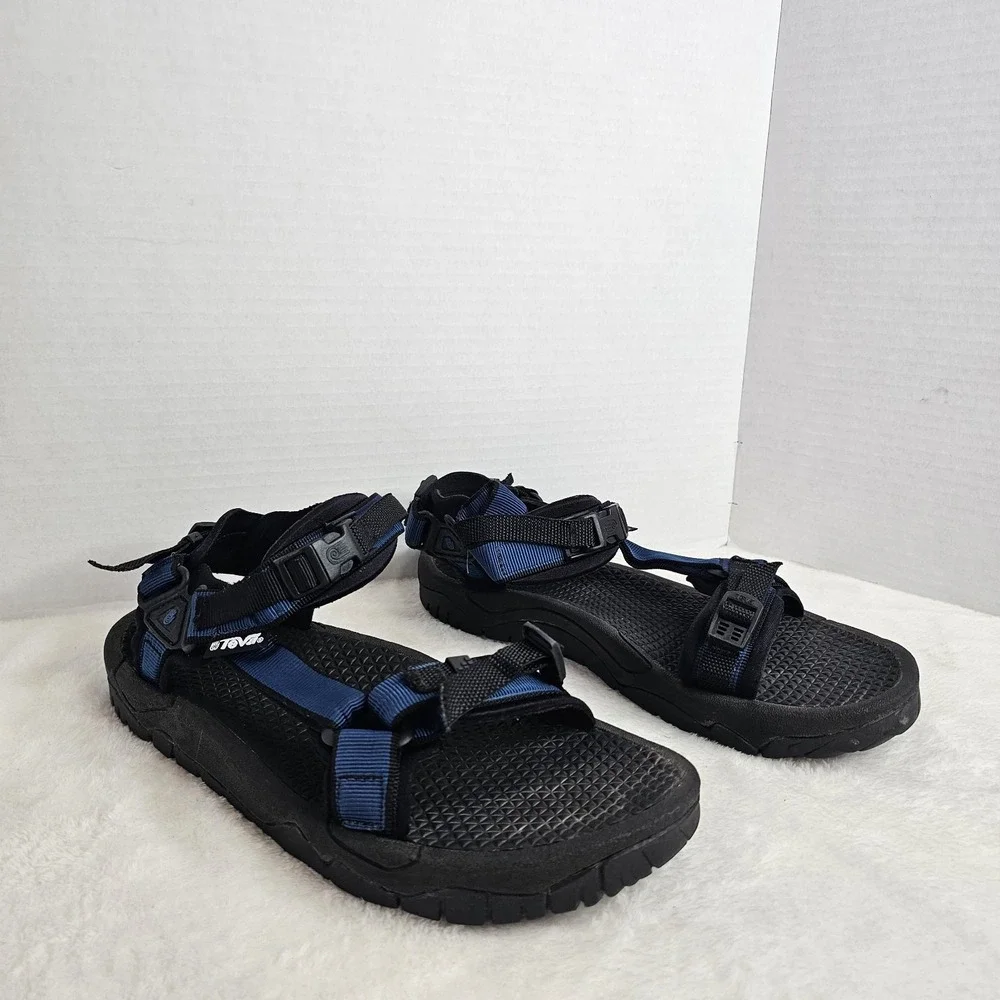 Teva Men's Blue Black Sports Outdoor Hiking Sandals Strappy Size 11 M